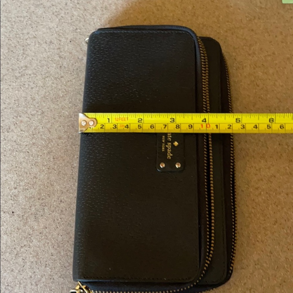Kate Spade black leather wallet - Picture 7 of 7